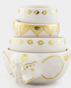 Boho Elephant Ceramic Cups